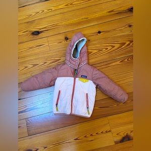 Patagonia Toddler 4T Reversible Tribbles Hoodie Puffer Jacket